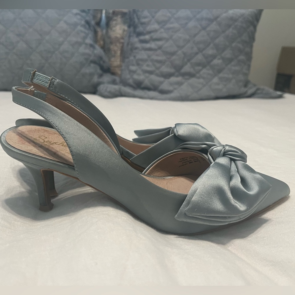 Seychelles Blue Neve Heels. Anthropologie